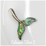 Abalone Whale Tail Pendant ASP 067