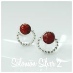 Coral Stud Earrings CE 017