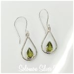Peridot Earrings CZE 244