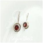 Garnet Earrings CZE 247
