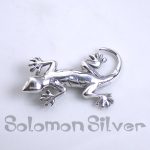 Silver Gecko Pendant SVP 032