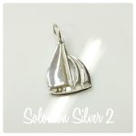 Silver Boat Pendant SVP 043