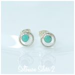 Turquoise Stud Earrings TE 070